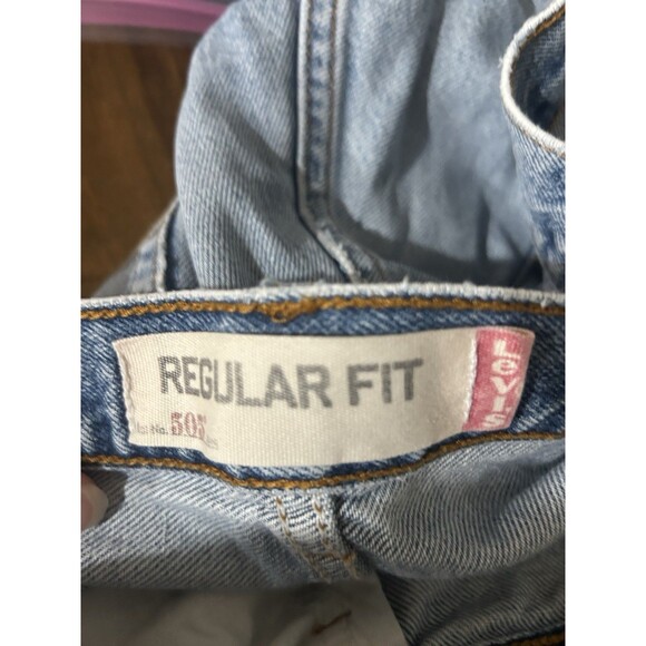 Vintage 2000’s Levi’s 505 Light Wash Straight Fit Jeans Men’s Size 34x29 Y2K - Picture 4 of 8